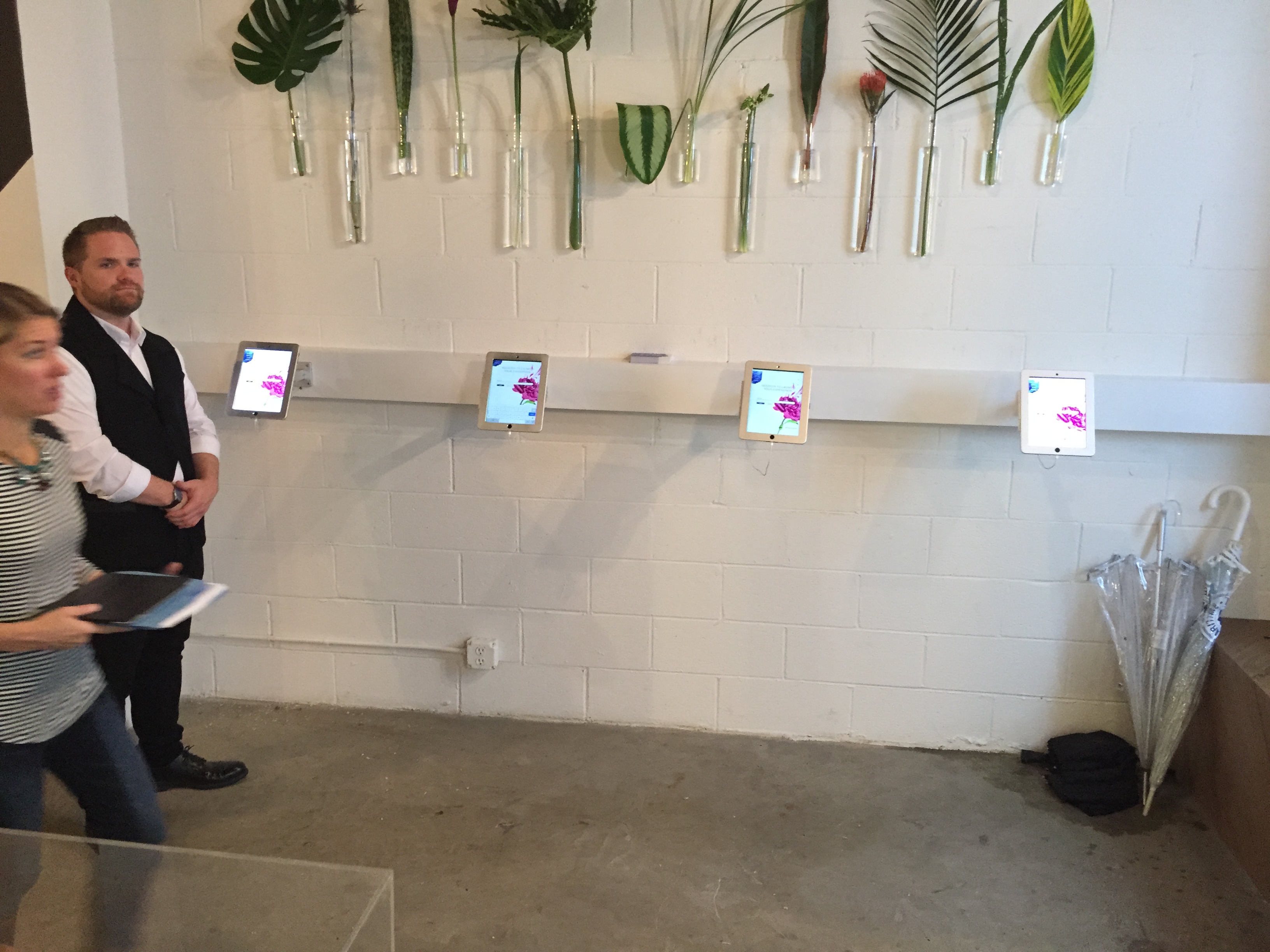 A barcode guest pass tied every photo session to the right person